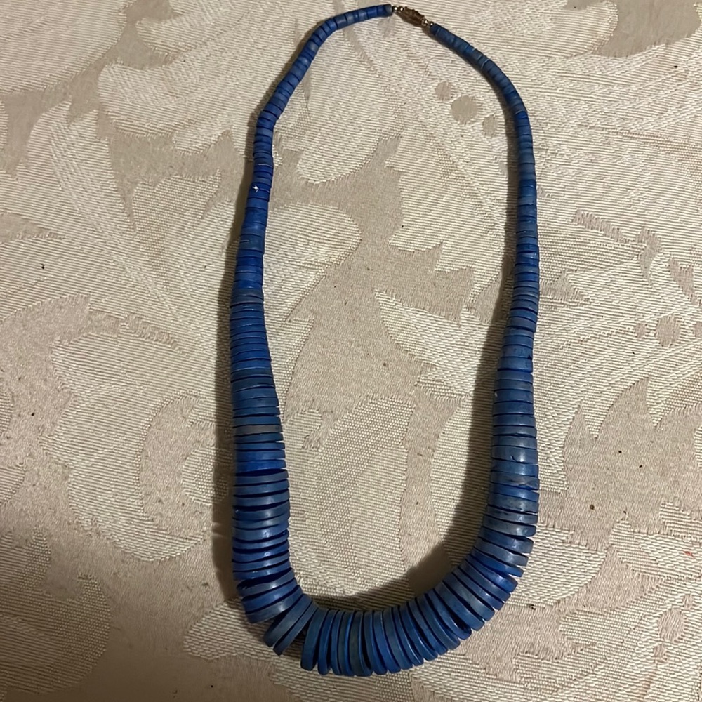 Blue necklace